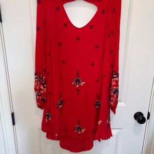 Free People Scarlet Floral Dress